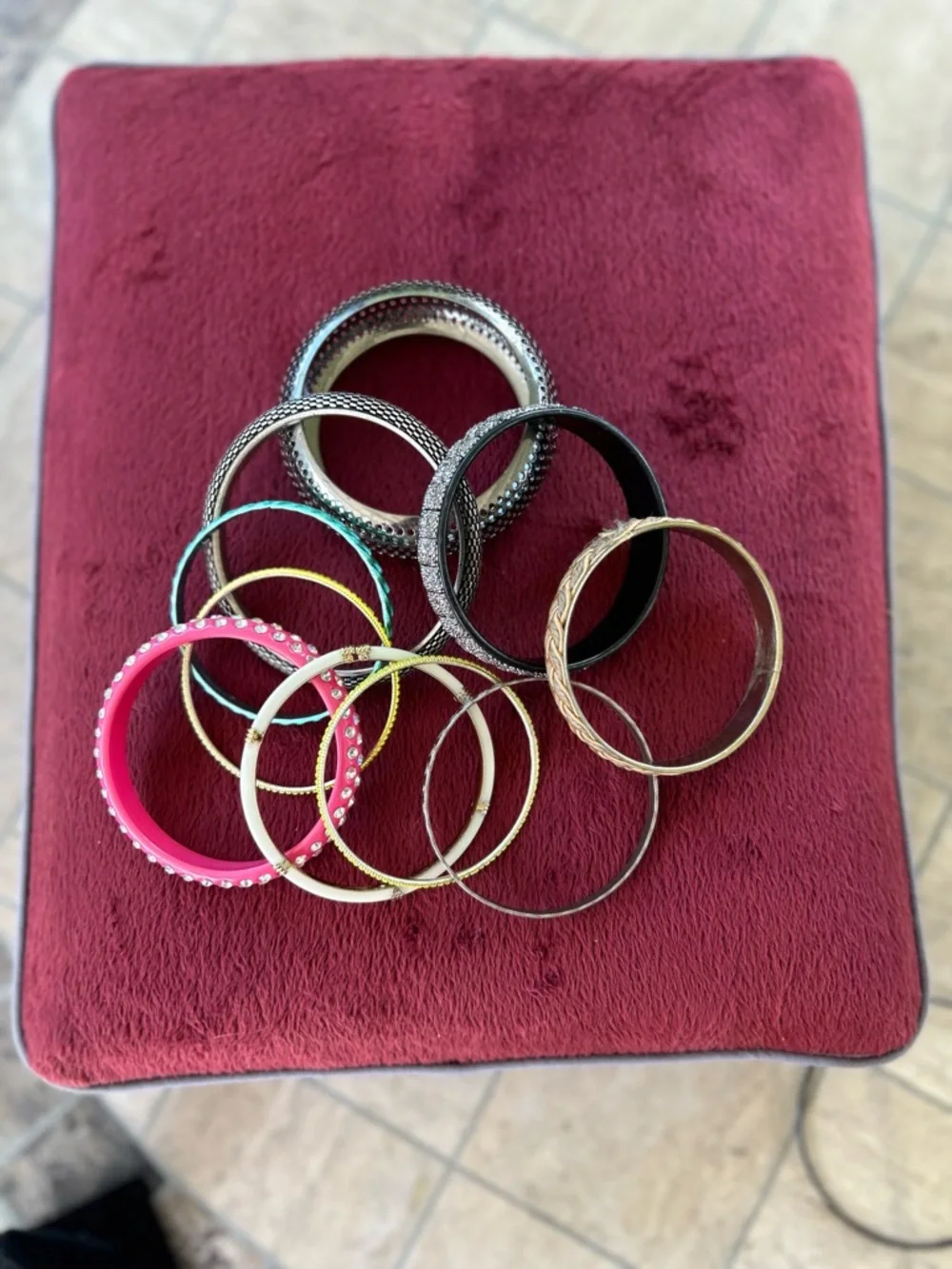 Assorted Women's Multicolor Bangle Bracelet lot